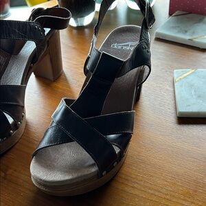 Dansko Brown Leather Sandal Sz 40